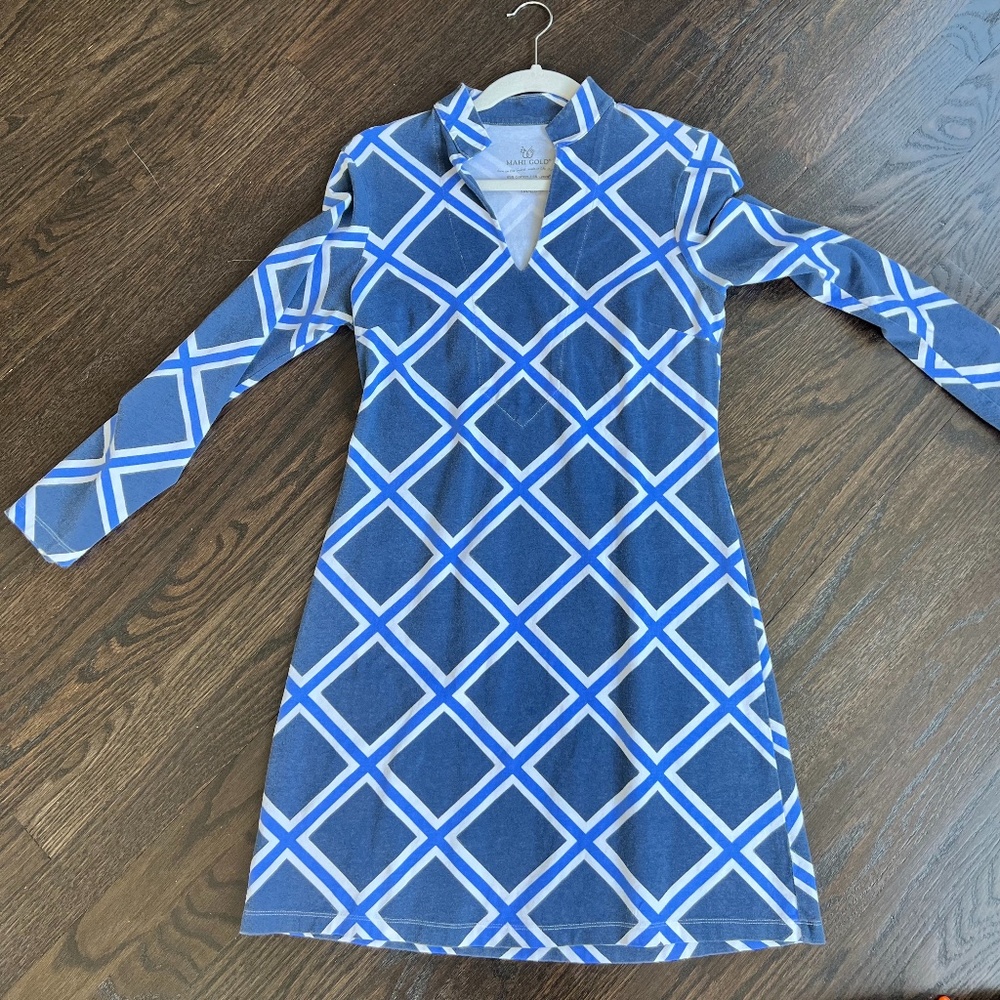 Mahi Gold Tunic Dress, size Small